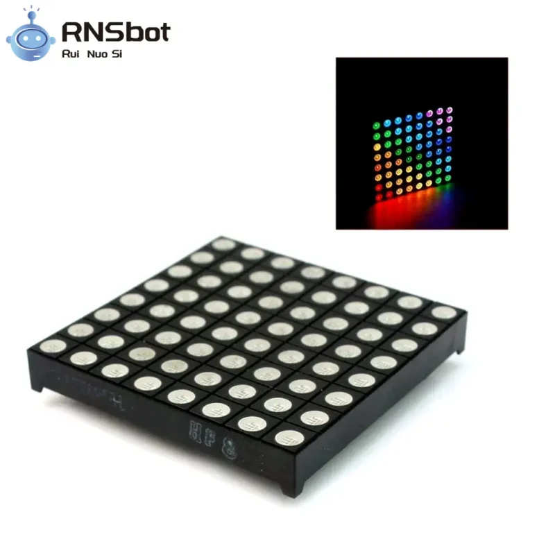 87 8×8 RGB 64 LED Dot Matrix Display Module
