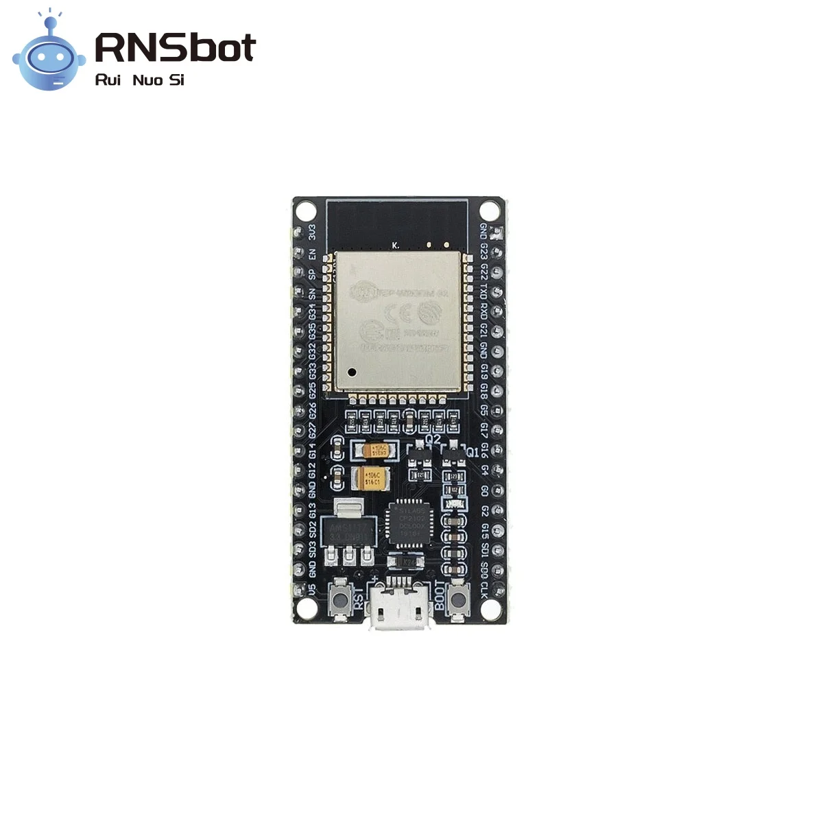 1PCS-ESP32-Development-Board-WiFi-Bluetooth-Ultra-Low-Power-Consumption-Dual-Core-ESP-32-ESP-32S ESP32 38Pin Development Board WiFi+Bluetooth Ultra-Low Power Consumption Dual Core