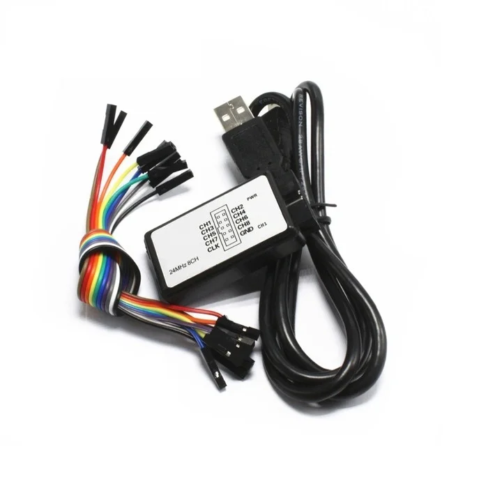 robu-5-16 USB Logic Analyze 24M 8CH, MCU ARM FPGA DSP Debug Tool