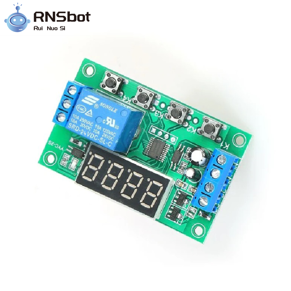 7 DC24V 1 Channel Relay Module Delay Timer Control Switch Board