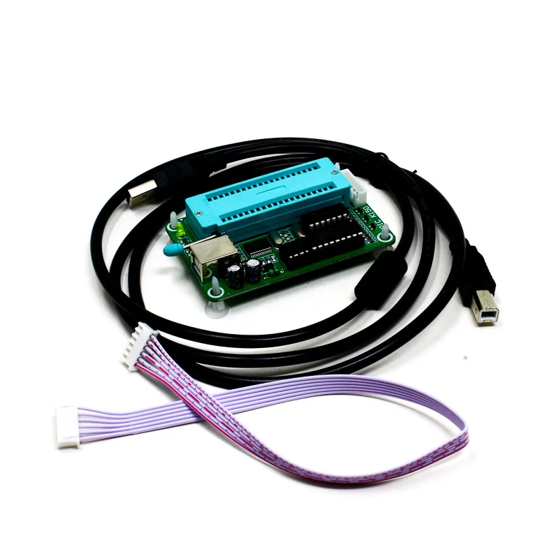 PIC K150 USB Automatic Develop Microcontroller Programmer with ICSP Cable (Body width: 4 mm)